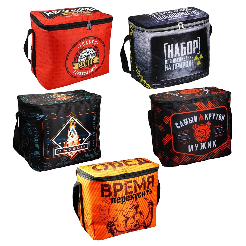 Thermotas 25 L, 32x40x23 cm, verschillende motieven