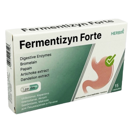 Voedingssupplement "Fermentizyn Forte" 15 Capsules
