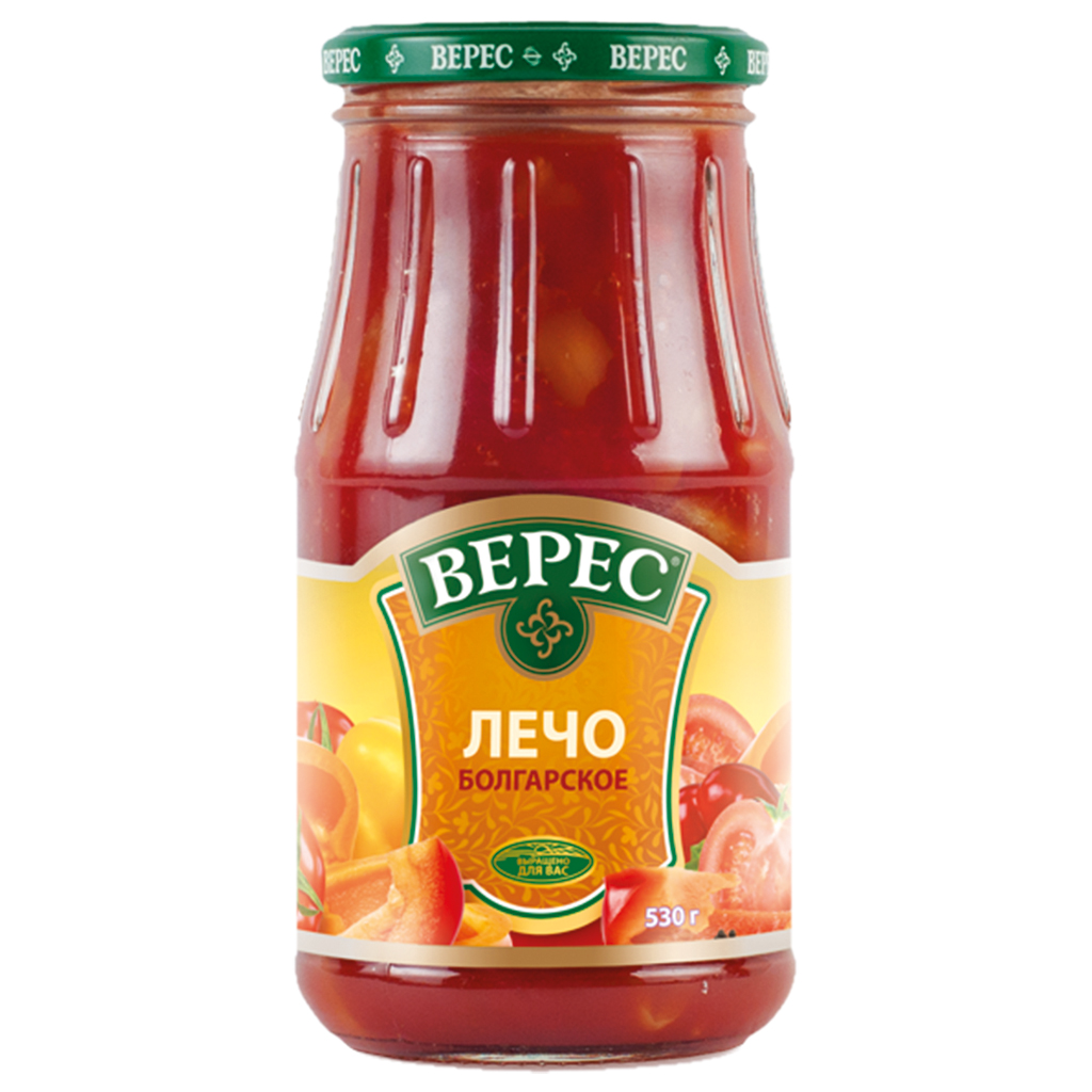 Paprikabereiding "Lecho", op Bulgaarse wijze