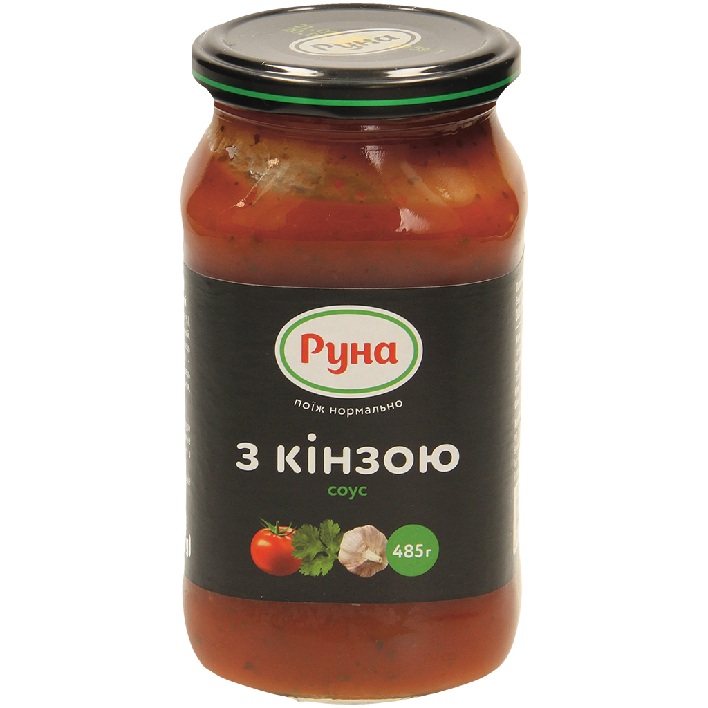 Runa – Tomatensaus met koriander, gesteriliseerd