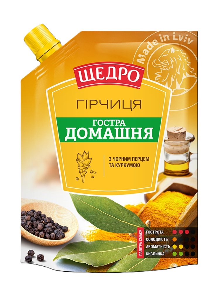 Горчица по-домашнему, острая