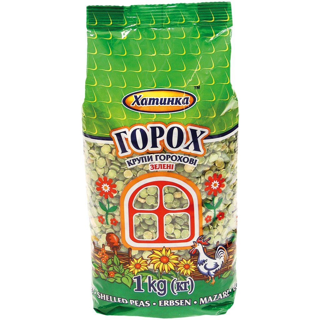 Горох зеленый колотый