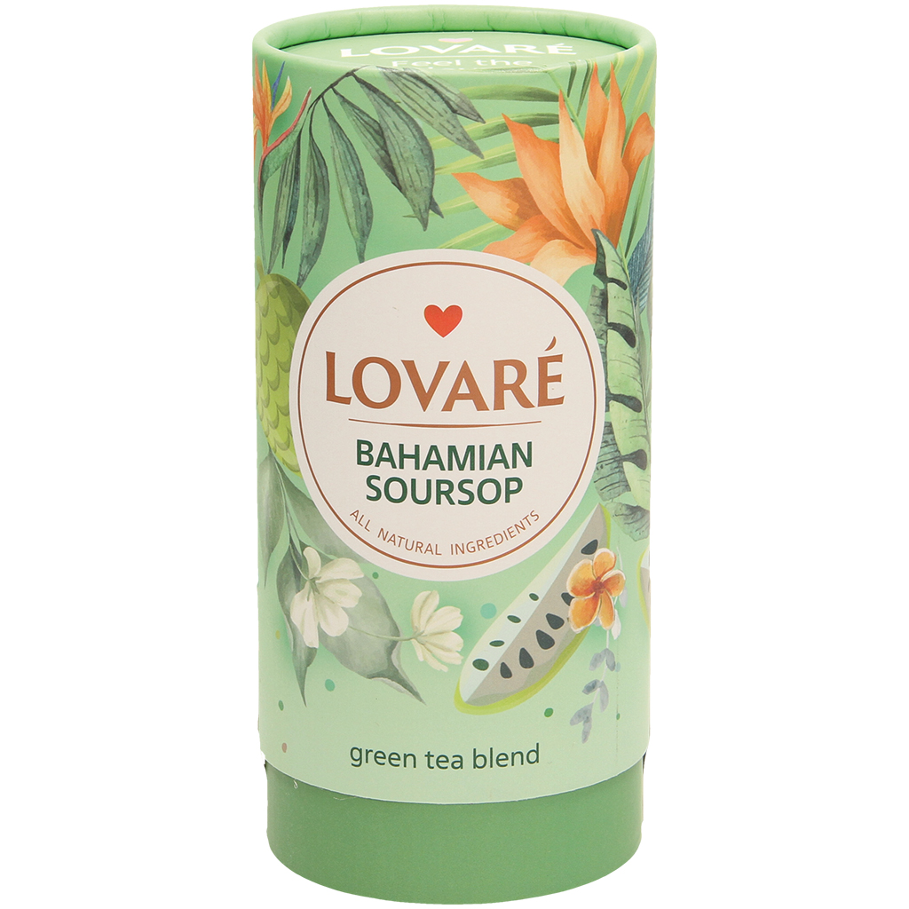 Lovare - Ароматизированный зеленый чай с кусочками манго, листьями цветущего апельсина и ароматом шиповника, рассыпной