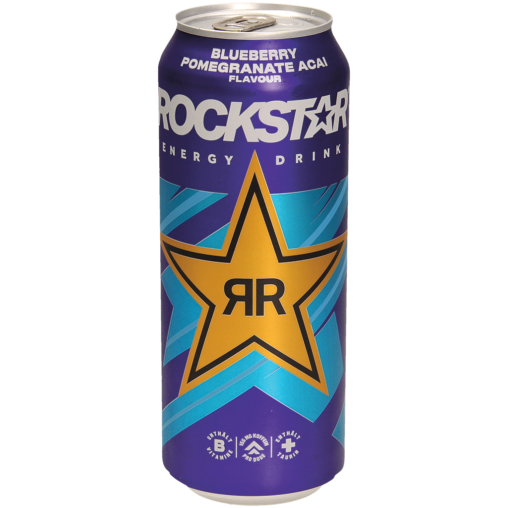 Rockstar Energiedrank Blauwe Bes