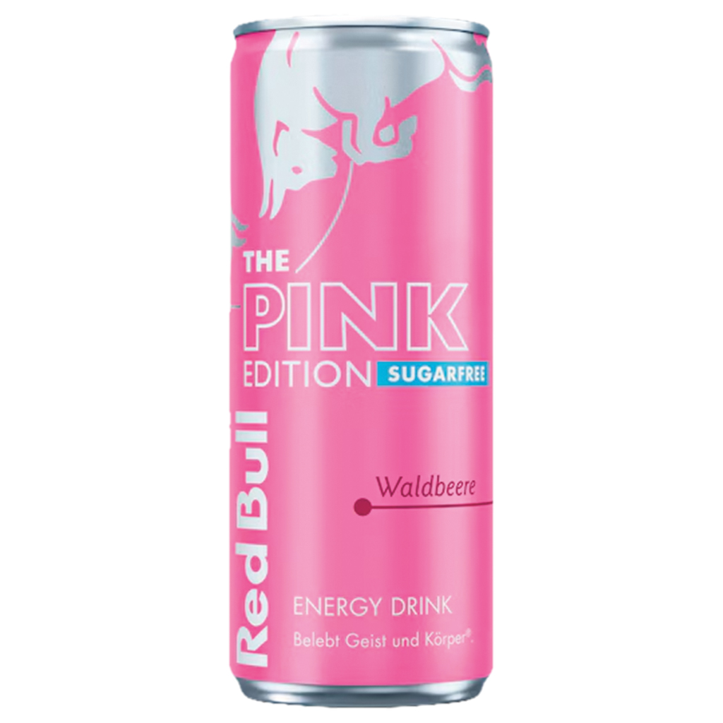 Red Bull Energy Drink Pink Edition Bosbes