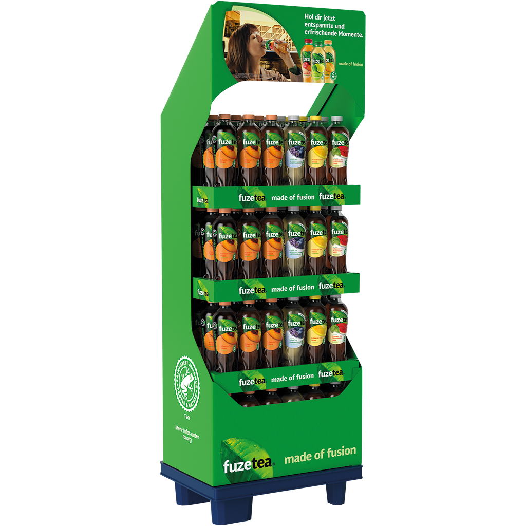Дисплей Fuze Tea, 4 Сорта, 96st*1,25l
