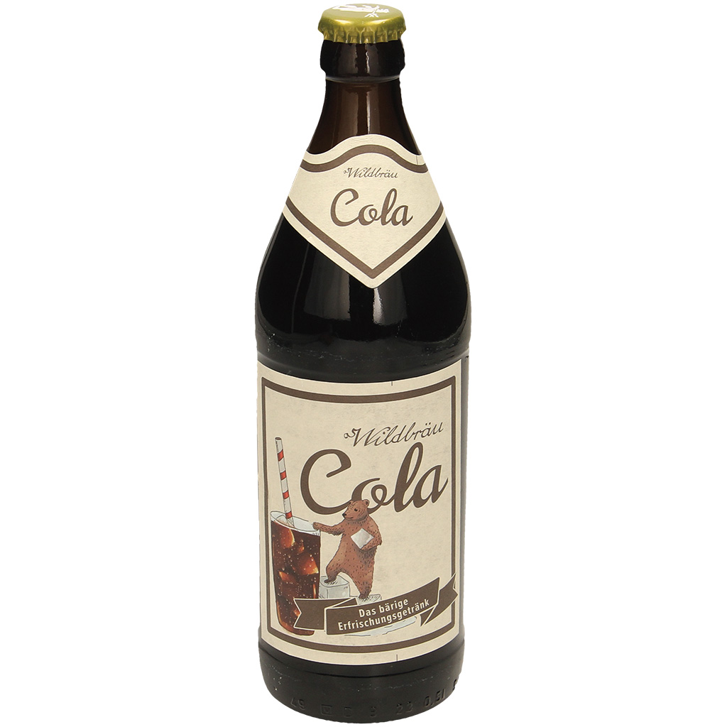 Wildbräu Cola, cafeïnehoudende verfrissingdrank