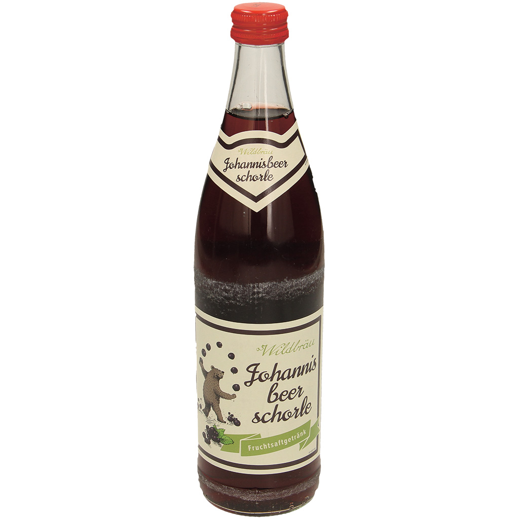 Wildbräu Schorle, напиток из фруктового сока черной смородины