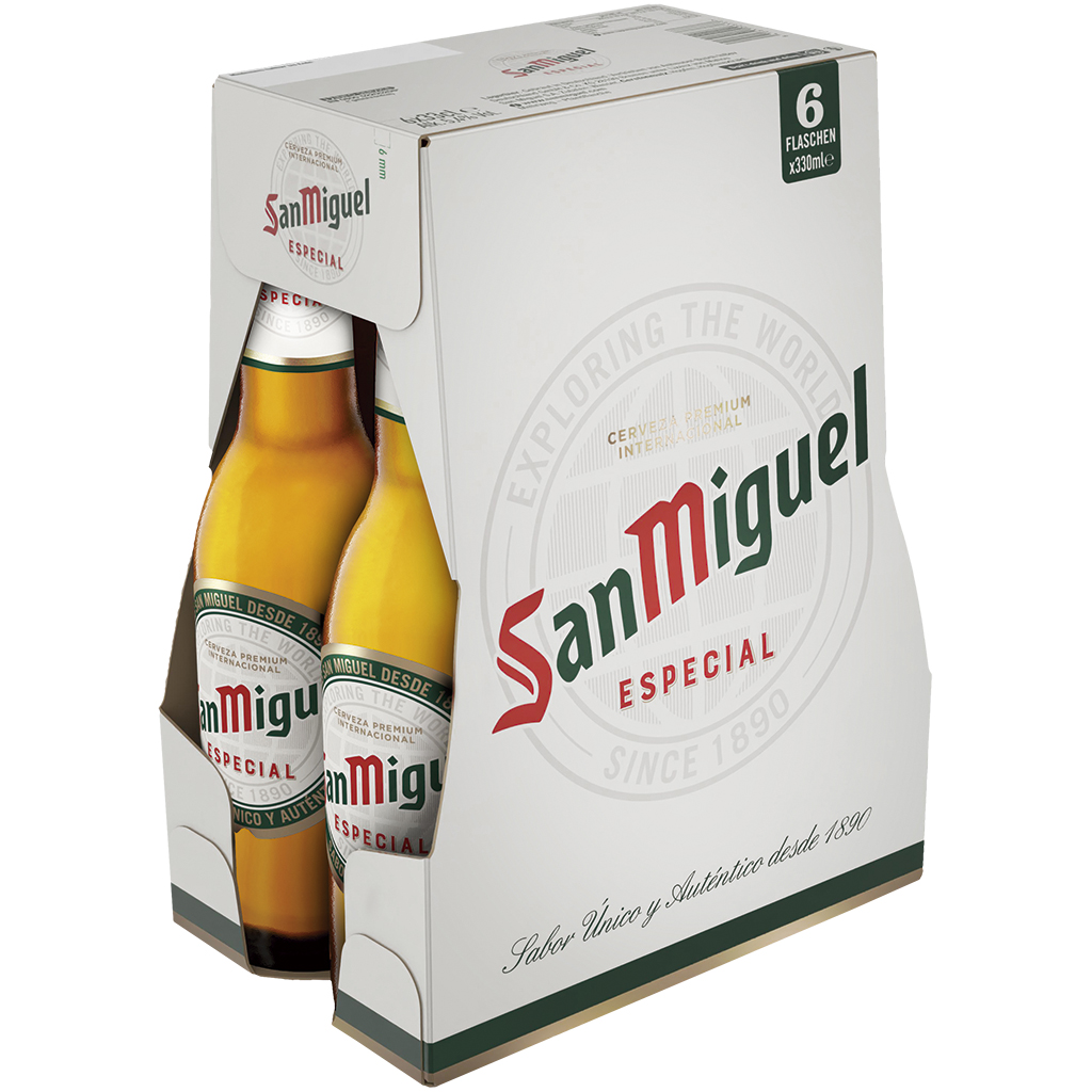 Пиво San Miguel Especial, (6*0,33l)