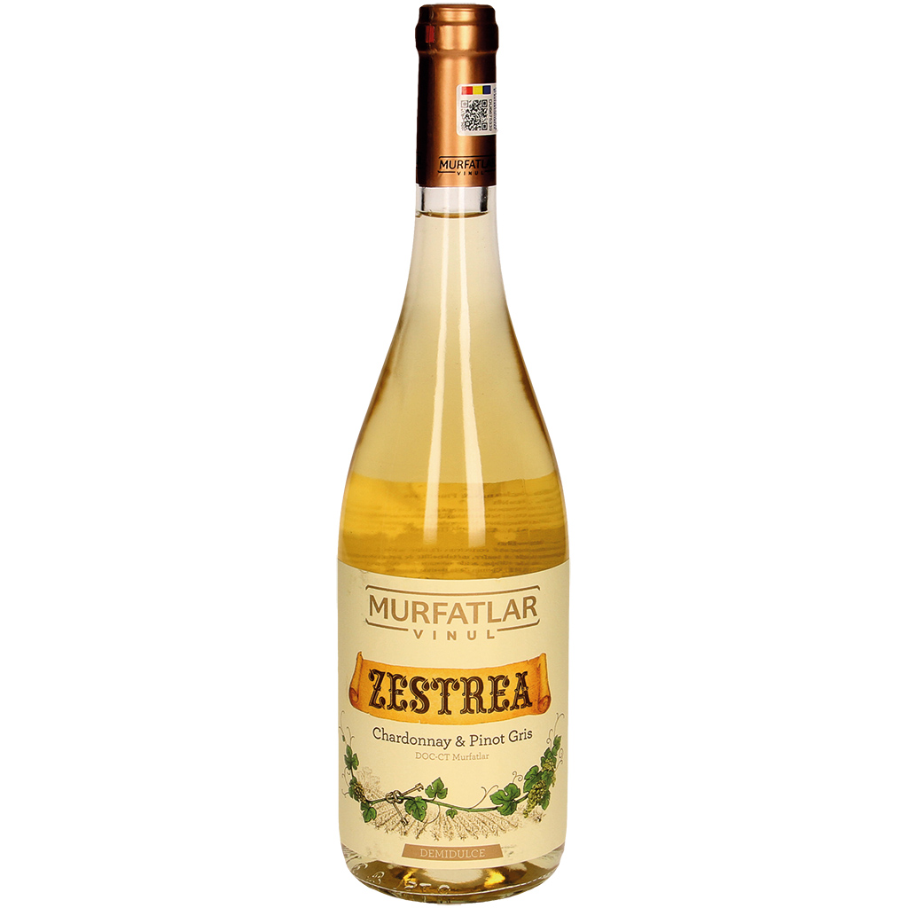 Murfatlar - Zestrea - Chardonnay -Вино из Румынии, белое, сладкое. 12% алк.