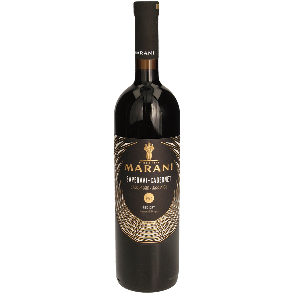 Saperavi-Cabernet - Georgische rode wijn, droog