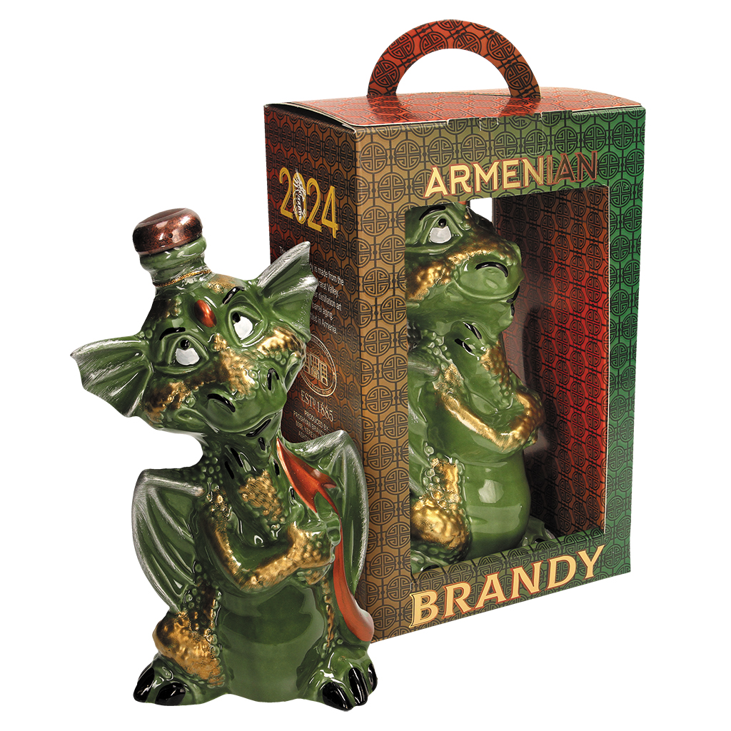 Armeense Brandewijn Draak 2024 Keramiek in Geschenkdoos 40% vol.