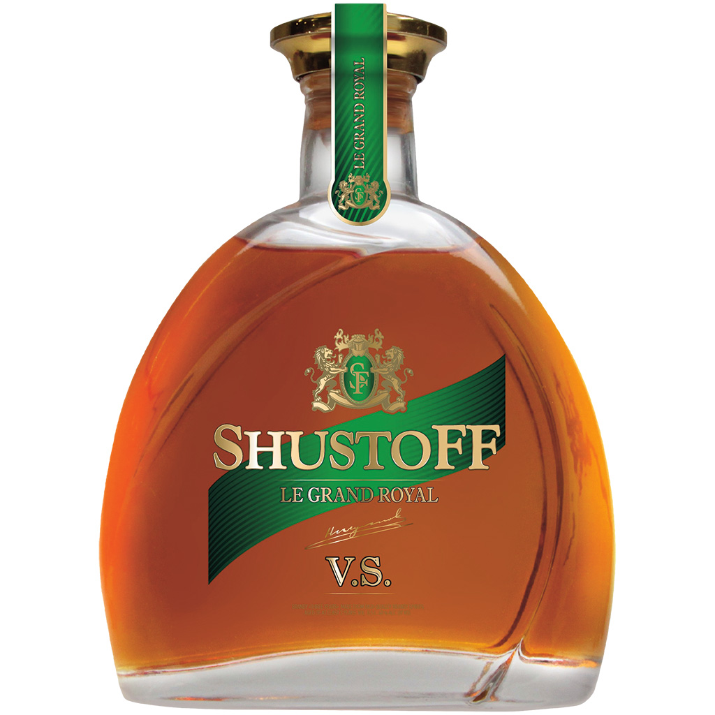 Shustov Grand Royal V.S. - Brandewijn, 3 jaar Gerijpt, 40% vol.