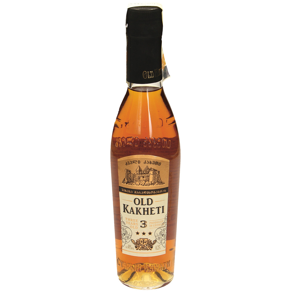 Georgische brandy, 3 jaar oud, 40% vol.