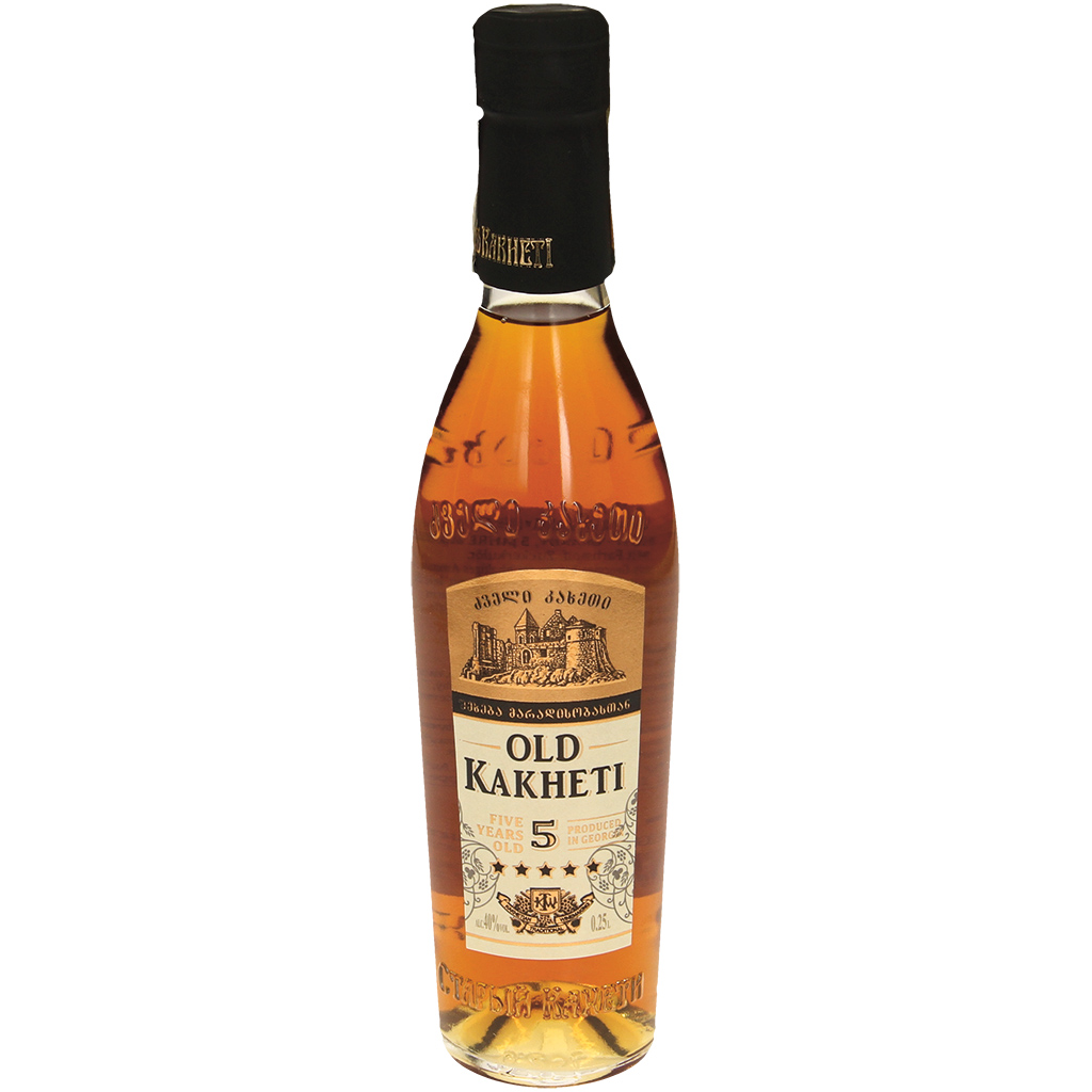 Georgische brandy, 5 jaar oud, 40% vol.