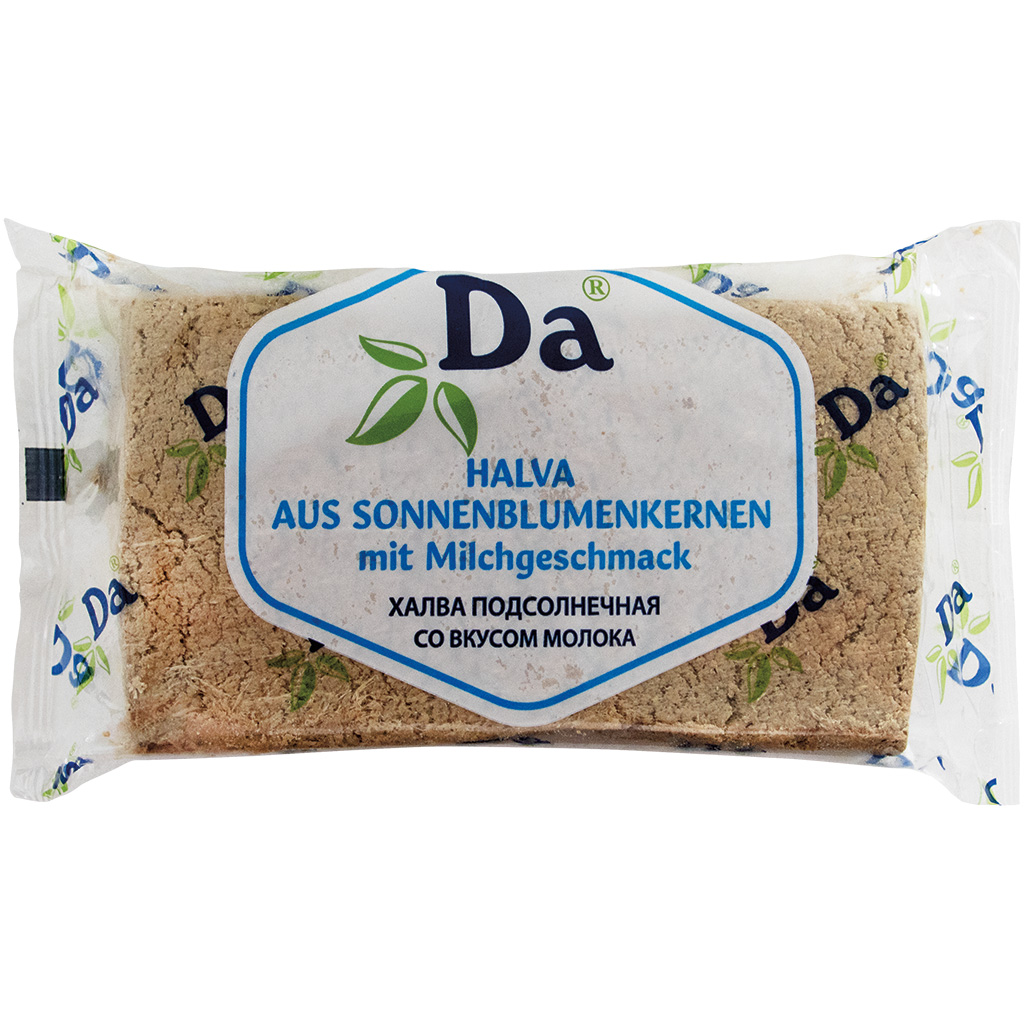Halva van zonnebloempitten met melk smaak