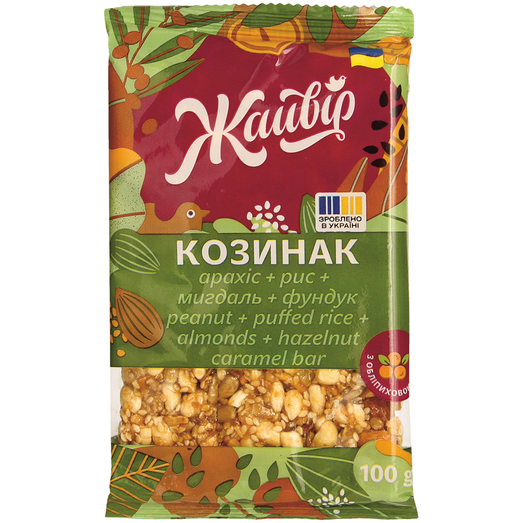 Ассорти с семенами подсолнечника, арахисом, кунжутом, орехами и слоеным рисом