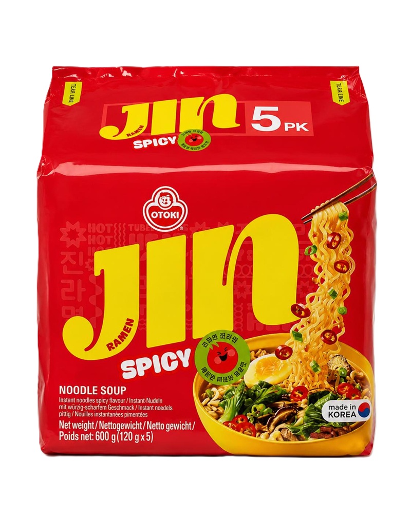 "JIN" Instantnoedels naar Aziatische stijl, pittige smaak