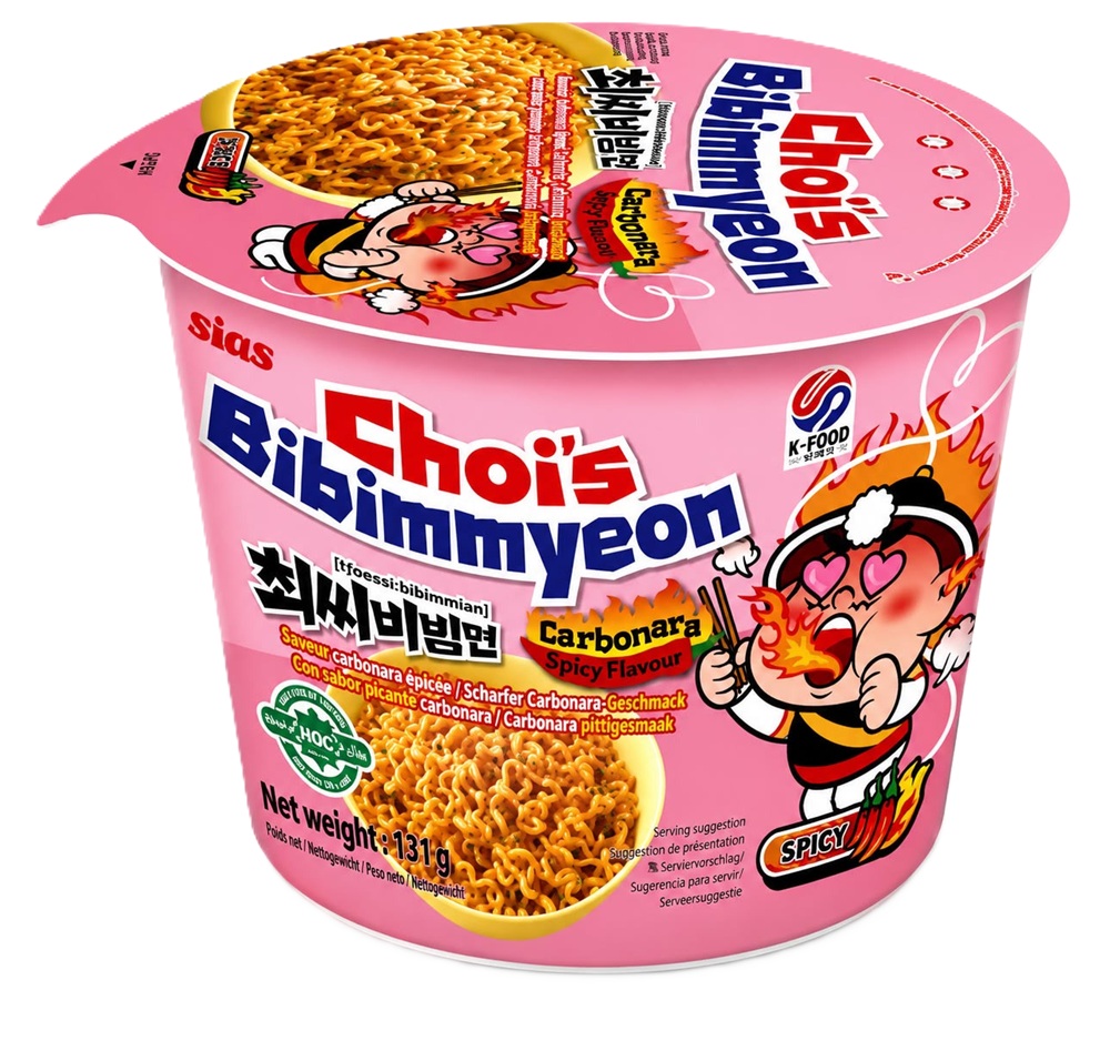 "CHOI’S BIBIMMYEON" Лапша быстрого приготовления с острым вк