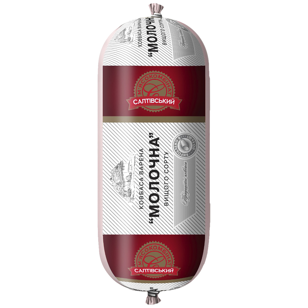 Kookworst van varkensvlees "Molochna" van Oekraïense stijl