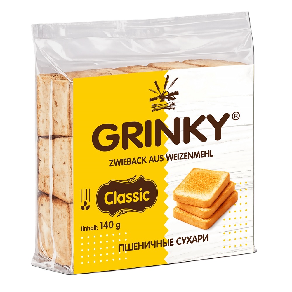 "GRINKY Classic" пшеничные сухари