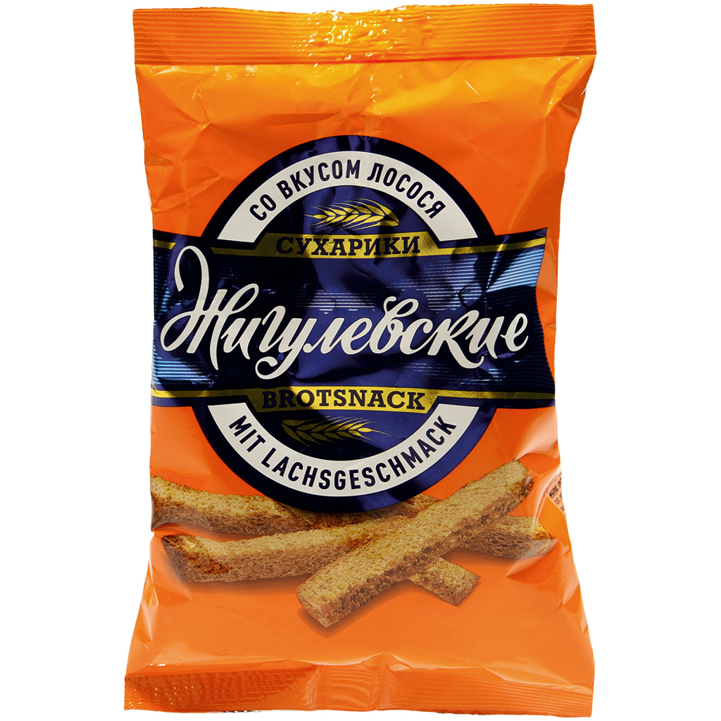 Broodsnack met zalmsmaak