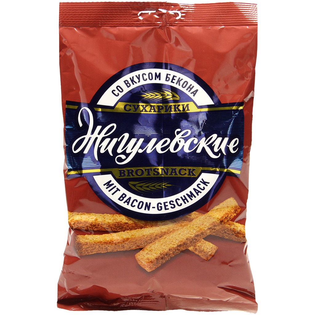 Broodsnack met bacon-smaak