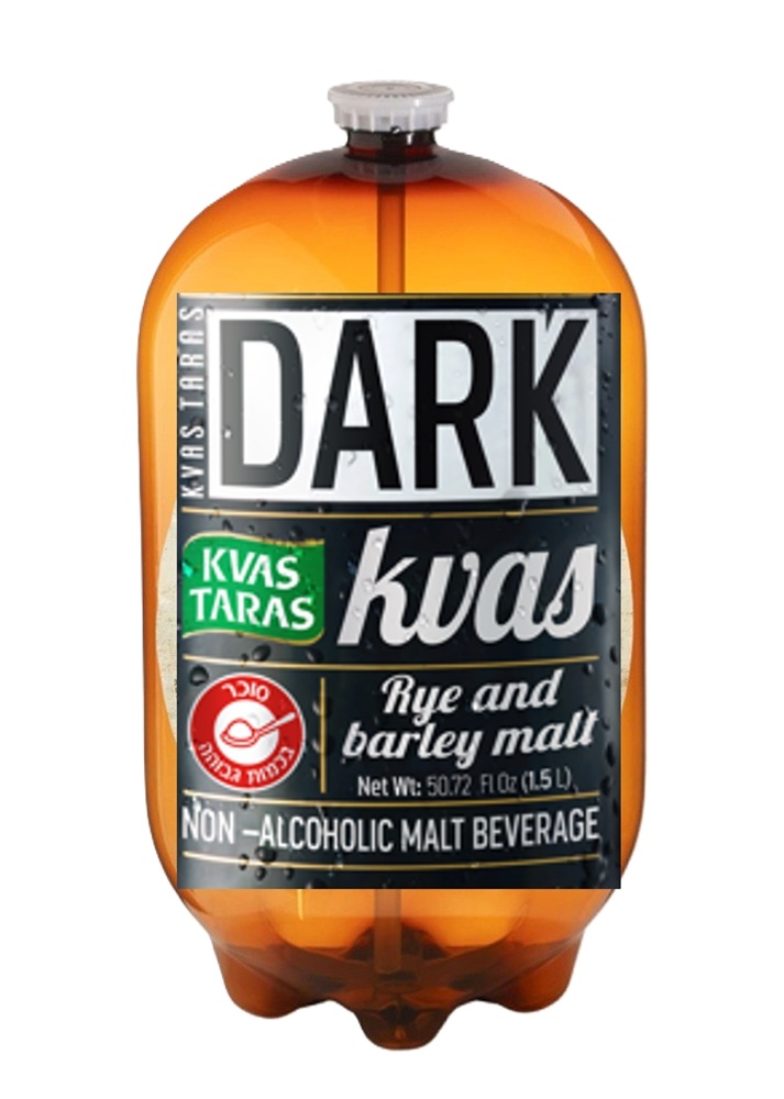 Gärdrank "KVAS TARAS DARK" op basis van rogge-gerst-moutextract 30 L