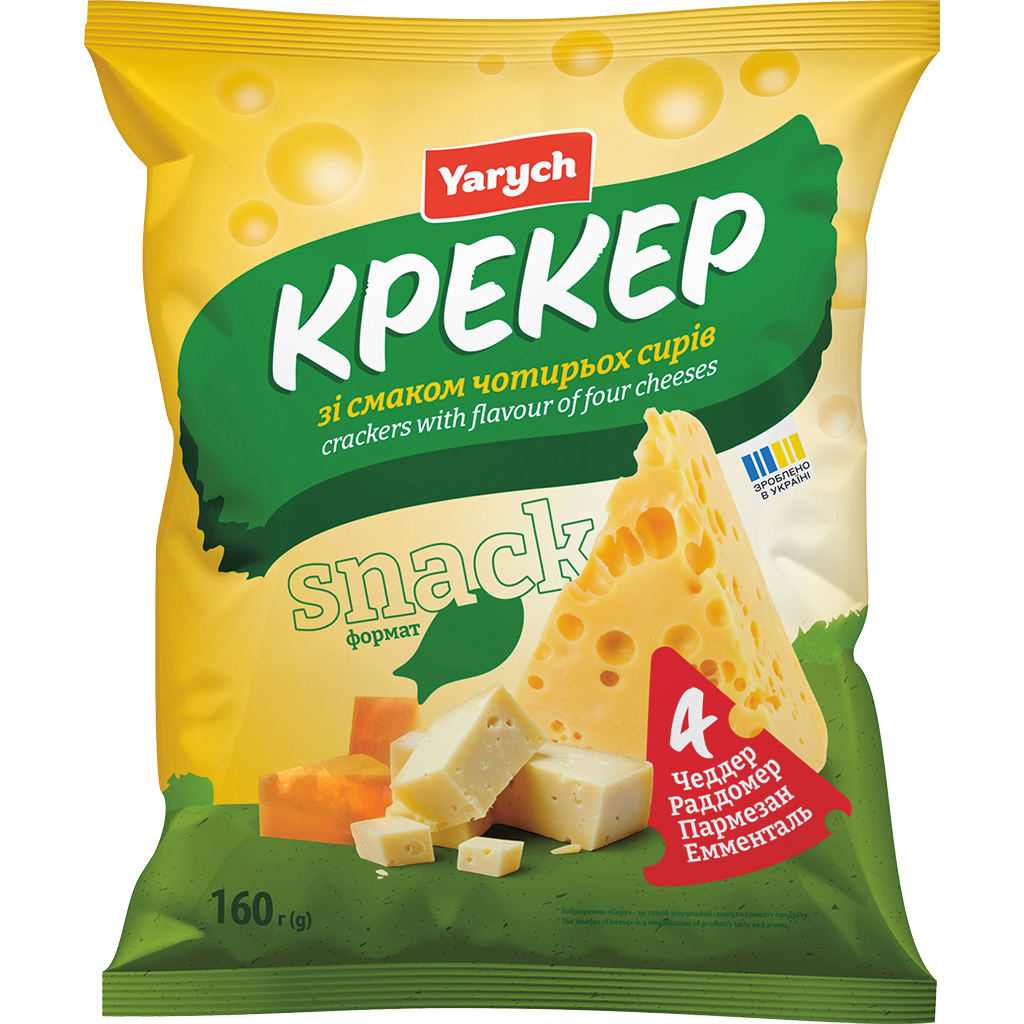 Krekers met kaassmaak