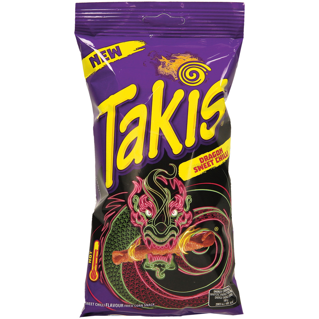 Takis Maïschips Sweet Chilli, Maïschips met zoete chilismaak