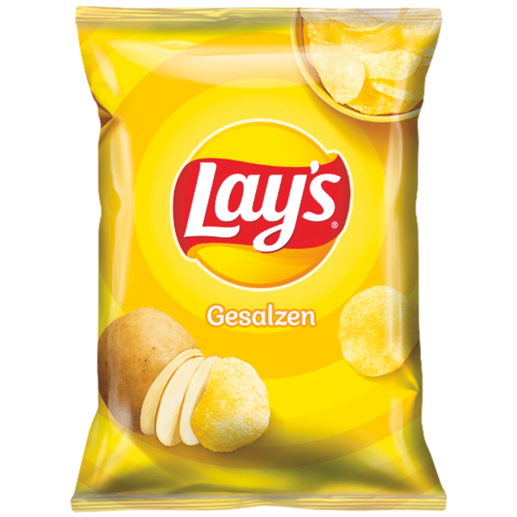 Zoute aardappelchips