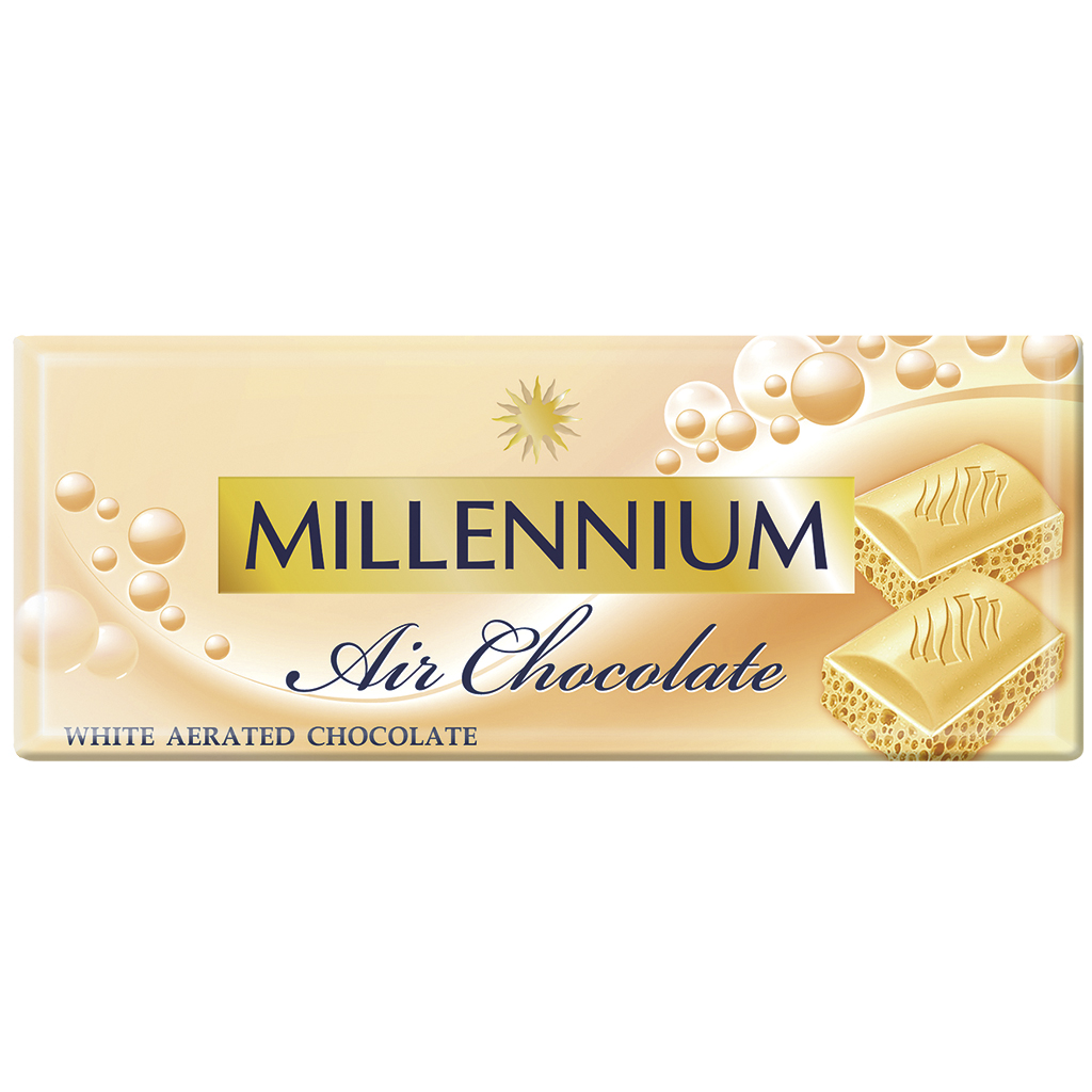 "Millennium" - Witte lucht-chocolade