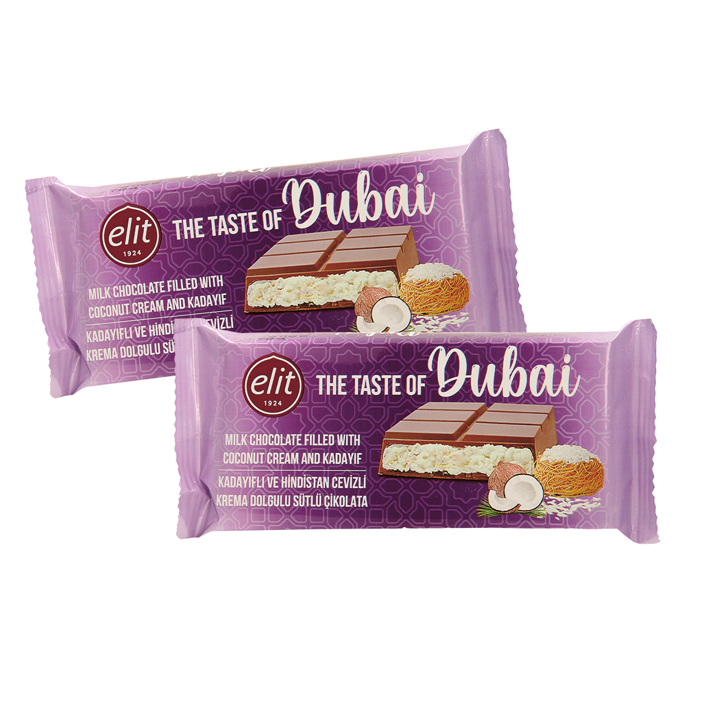 Taste of Dubai Melkchocolade met Kokosnootcrème