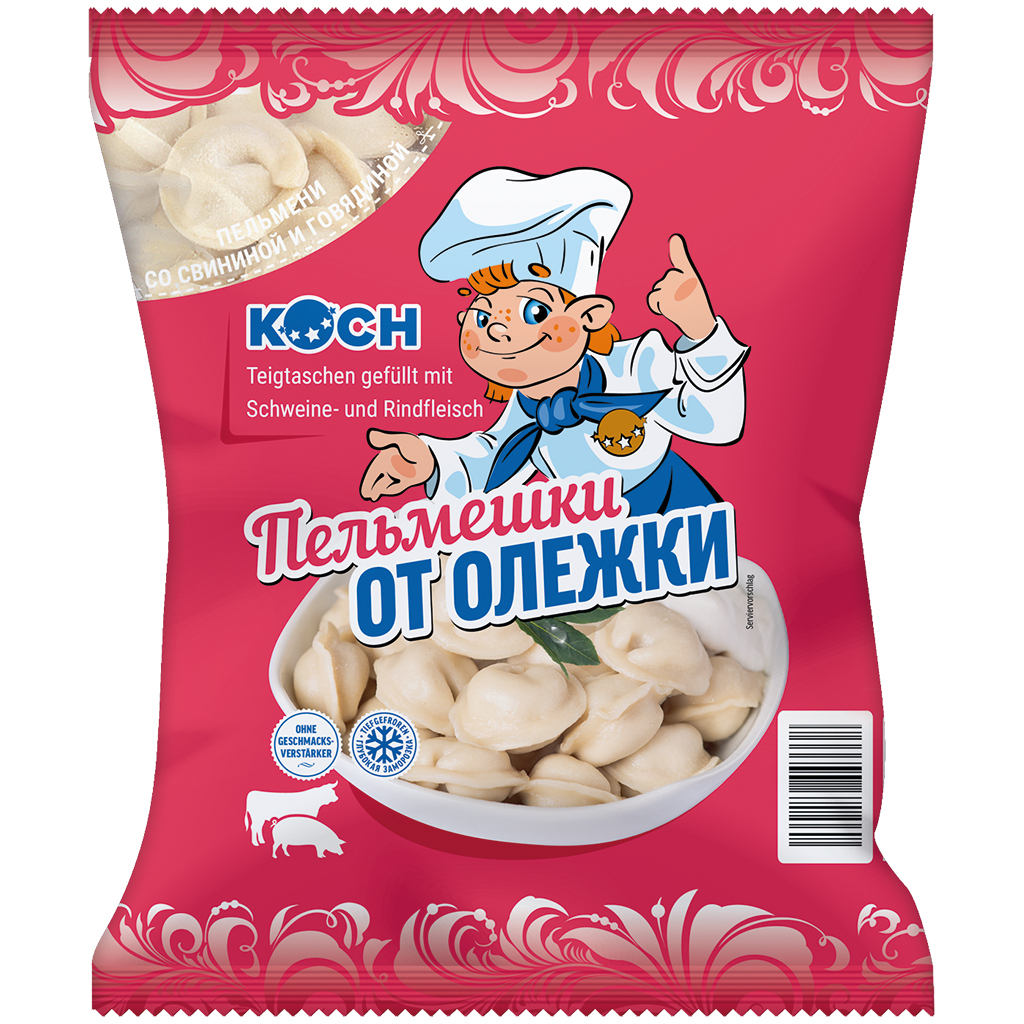 Пельмени "От Олежки" со свининой и говядиной, замороженные