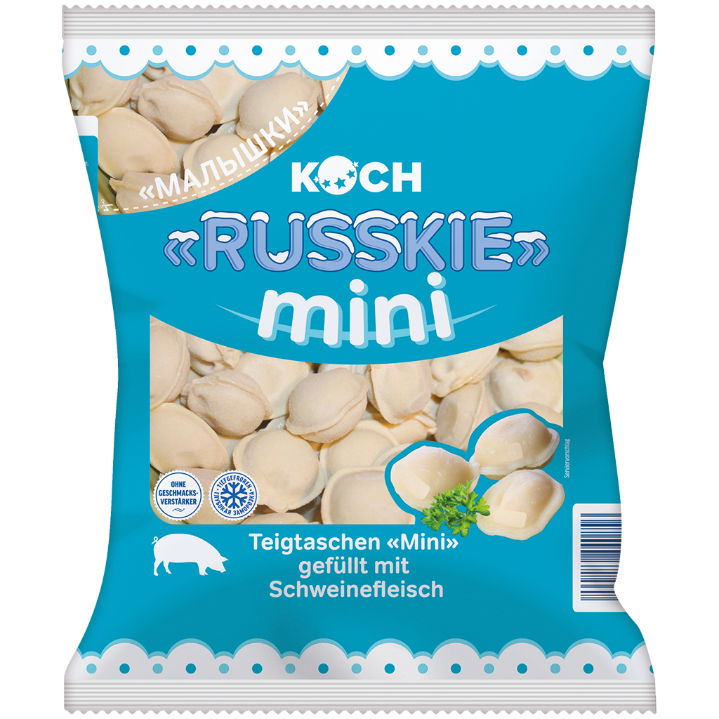Пельмени "Malyschki" со свининой, замороженные
