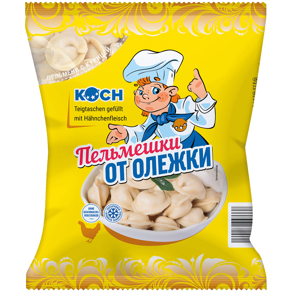 Пельмени "От Олежки" с куриным мясом, замороженные