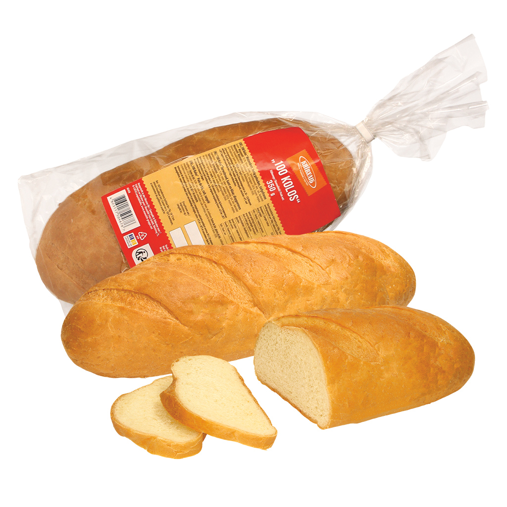 "100 Kolos" Tarwebrood, kant-en-klaar gebakken, diepgevroren