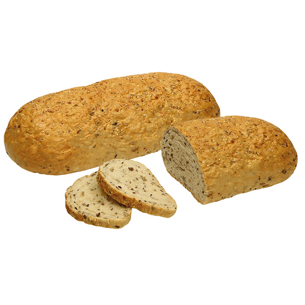 Witbrood met zaden om af te bakken, diepgevroren