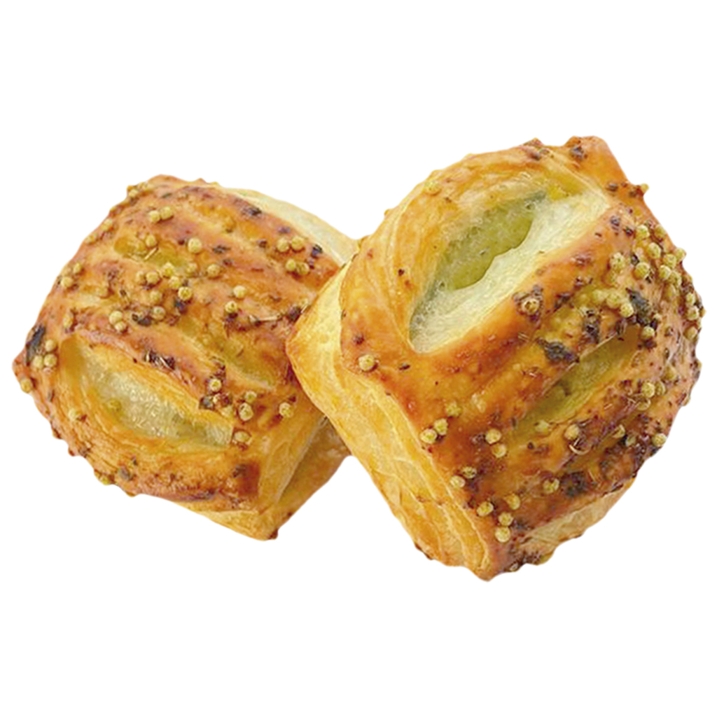 Мини-слойки из сыра и шпината, для выпечки, замороженный