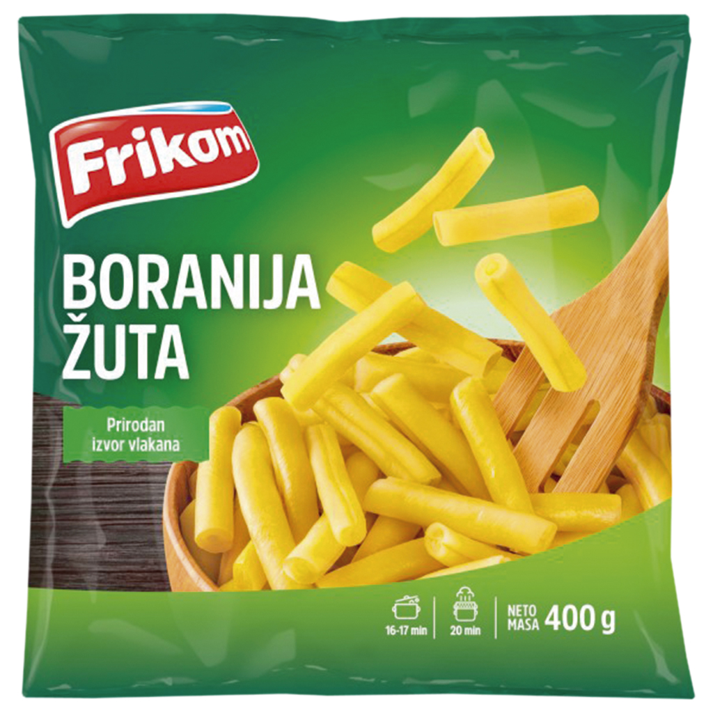 Желтая фасоль, замороженная