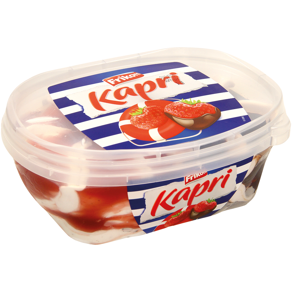 Мороженое "KAPRI 900" с ванильным вкусом, карамелизированным