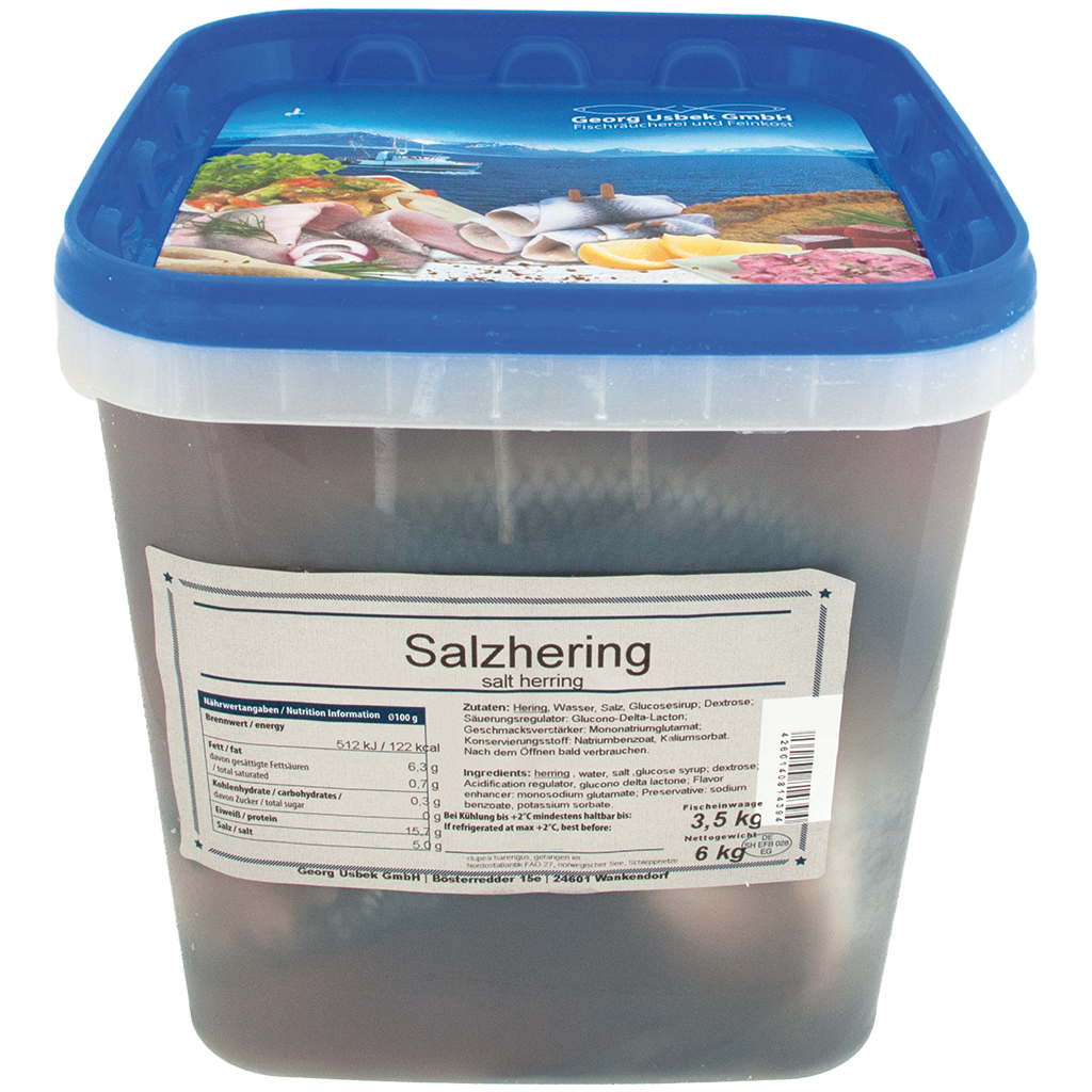 Haring (Glupea harengus) mild gezouten in pekel