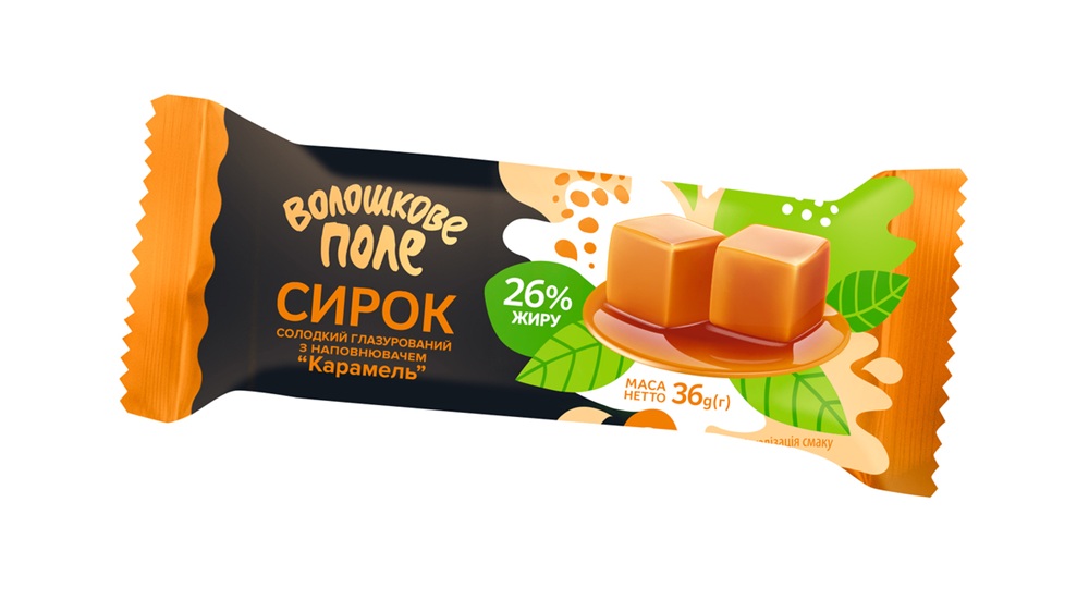 Сырный батончик с карамельной начинкой