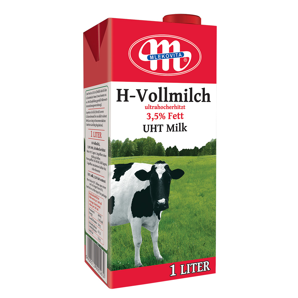 H-volledige melk, 3,5% vet, ultrahoogverhit