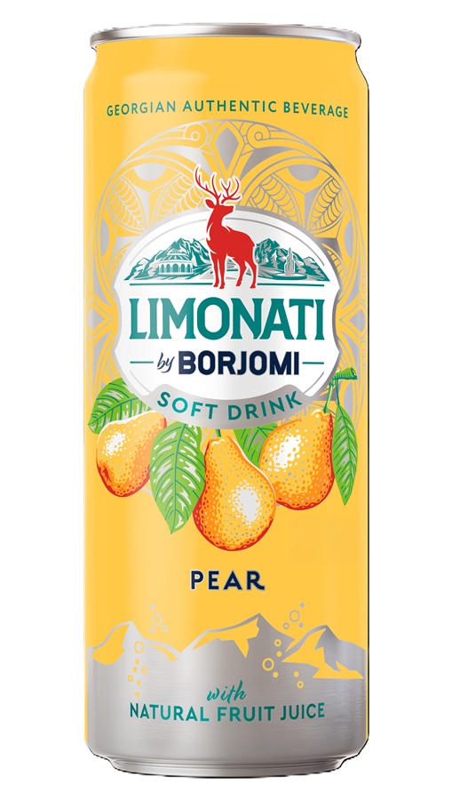 Verfrissingsdrank met perensmaak