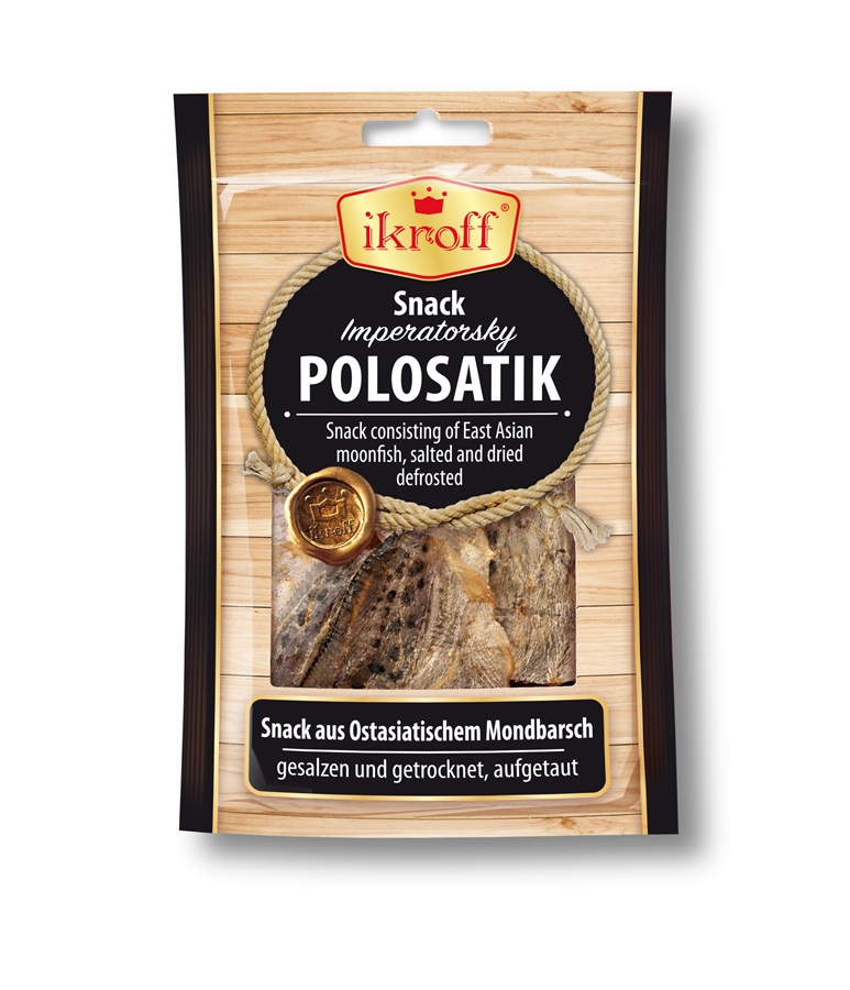 Snack van Oost-Aziatisch maanbaars, gezouten en gedroogd ont