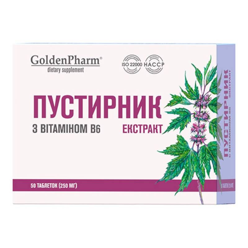 Voedingssupplement “Hartgespannkruid + B6”, 50 tabletten