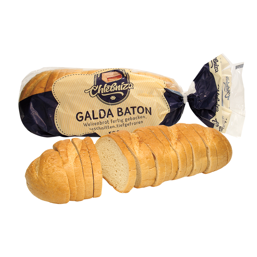 "GALDA", Батон пшеничный, нарезанный, глубокая заморозка