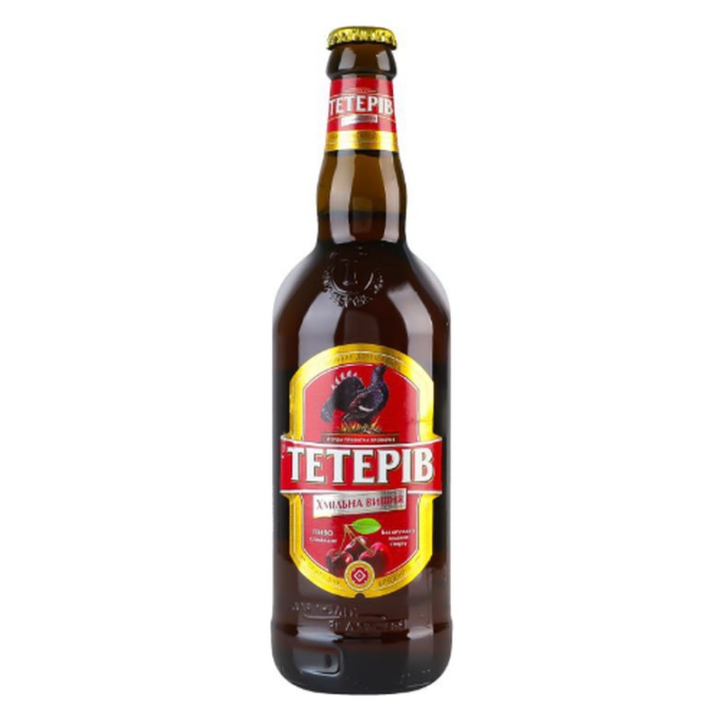 Teteriv bier met kersensmaak, 7% vol., 500 ml