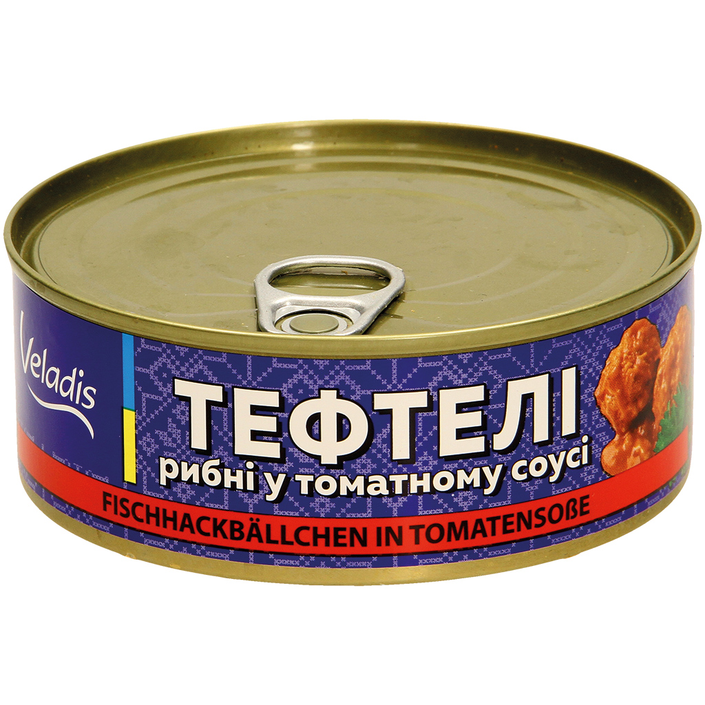 Visgehaktballen in tomatensaus